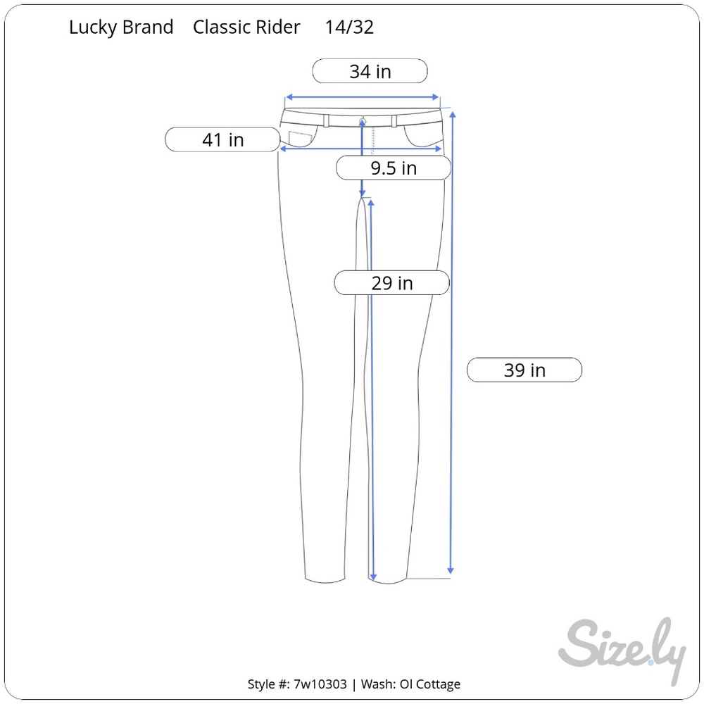 Lucky Brand Womens Jeans Embroidered Pockets - Picture 3 of 7